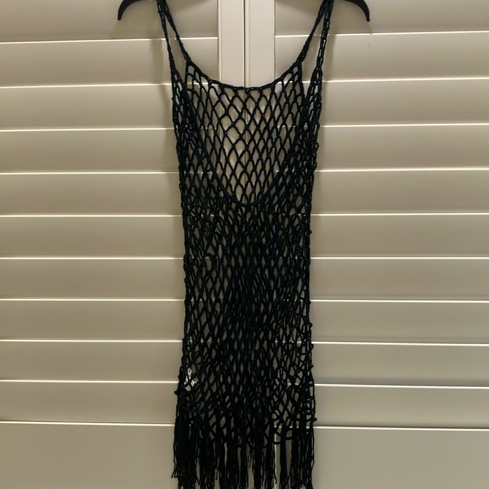 Fishnet Style Cover Up
